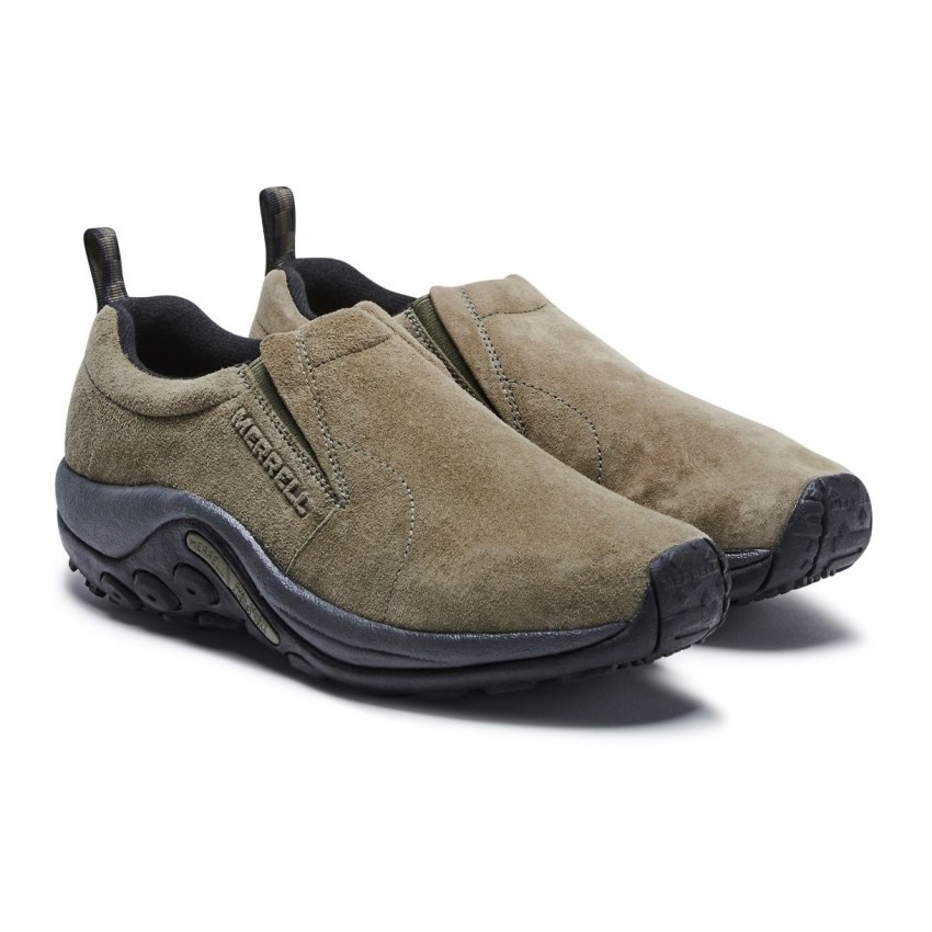 Chaussure Casual Merrell Jungle Moc Vert Foncé Olive Homme | U.B.QXFF